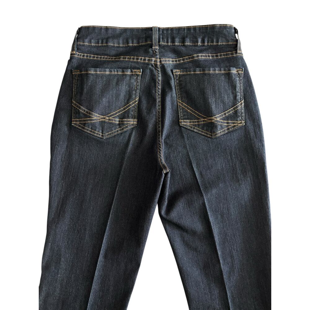 NYDJ LIFT-TUCK TECHNOLOGY DARK WASH STRAIGHT LEG JEANS NWOT SIZE 10 - Picture 5 of 7